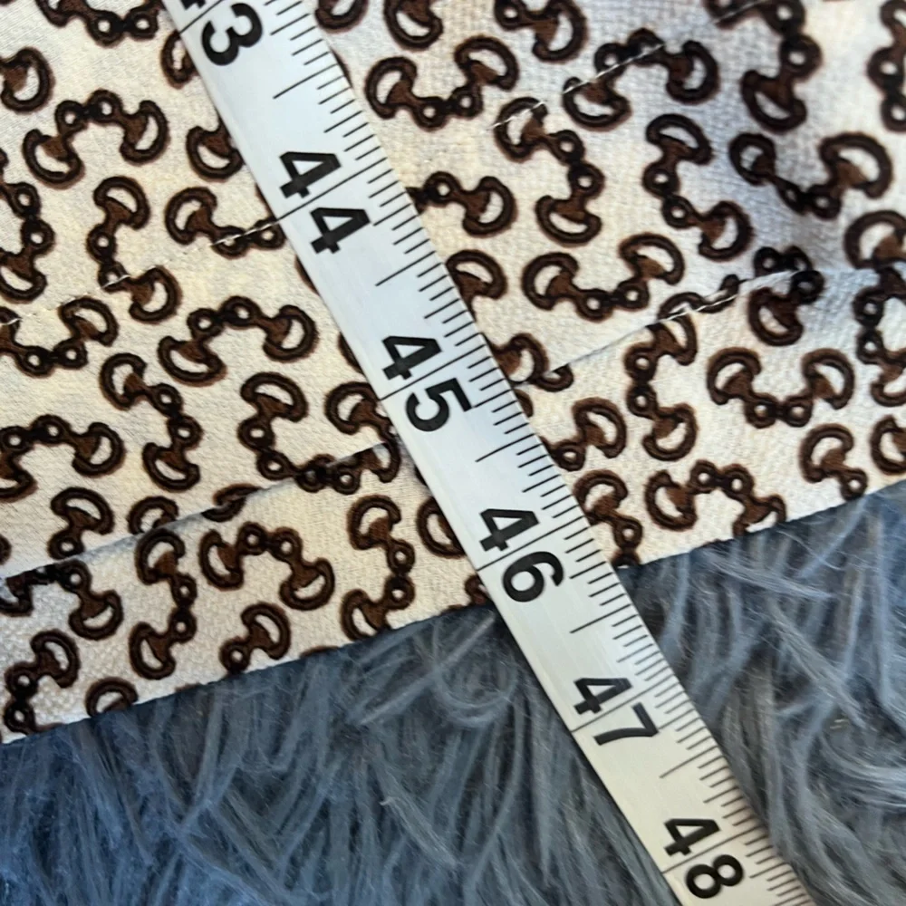 Whistles Cream Snaffle Shirt Tie Front Wrap Midi Dress Size 4 - Picture 10 of 11